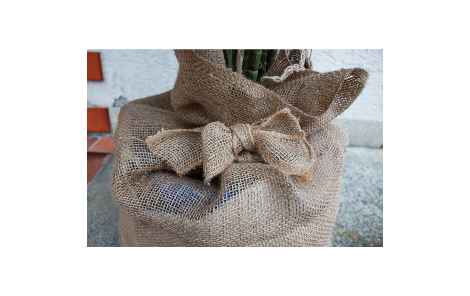 Wickelstreifen aus Jute natur, 230 g/m² 25m x 10 cmWickelstreifen aus Jute Natur