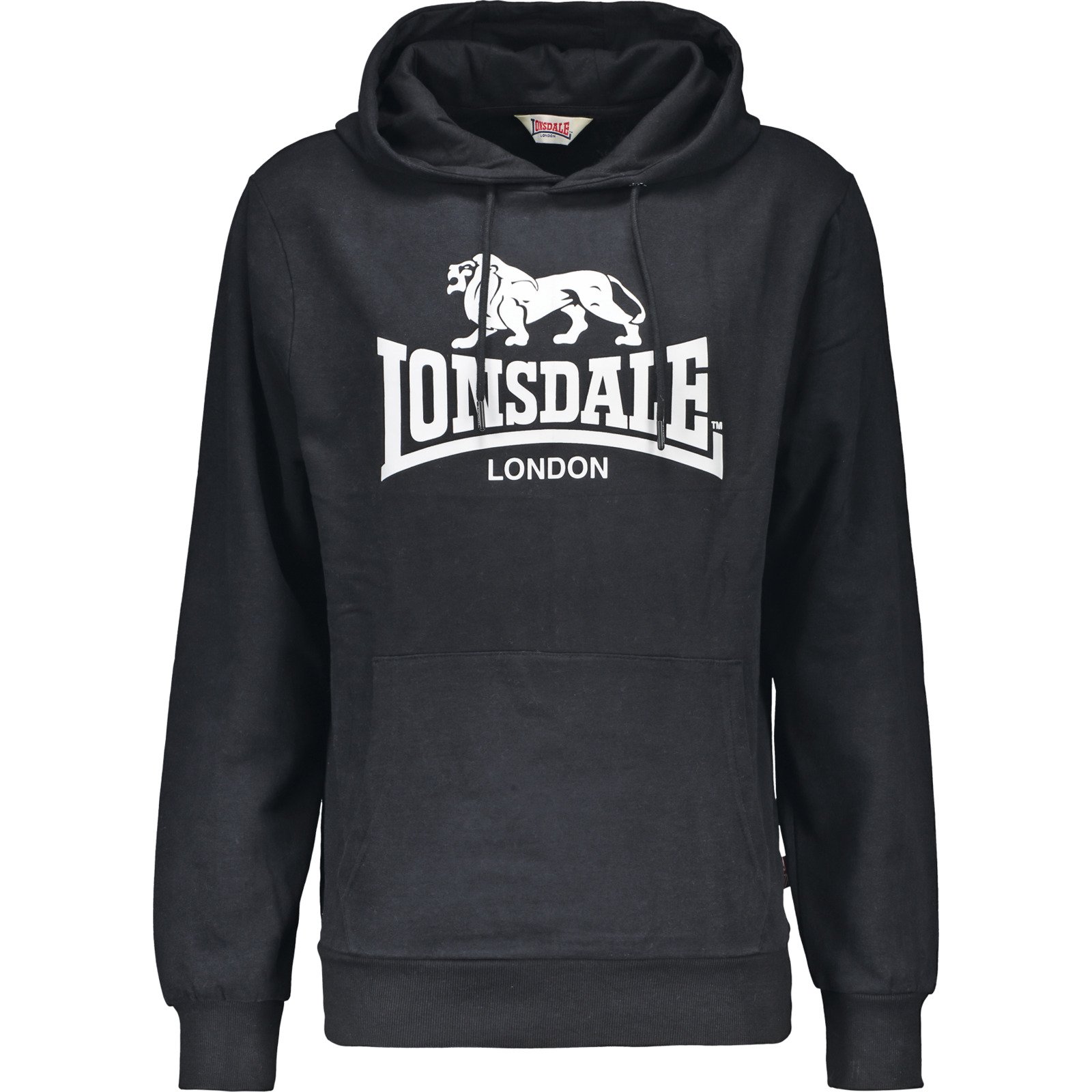 Lonsdale Herren-Sweathoodie XL, schwarz