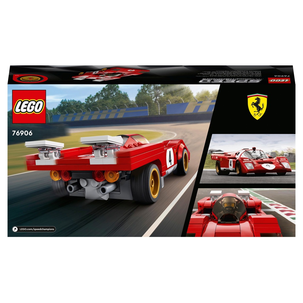 LEGO Speed Champions 76906 Ferrari 512 M Sportwagen-Spielzeug von 1970