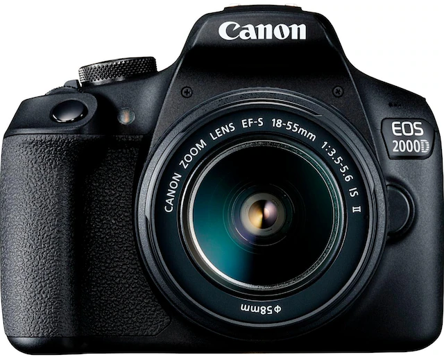 Canon Spiegelreflexkamera »EOS 2000D Kit« EF-S 18-55 IS II , 24,1 , NFC , inkl. inkl. EF-S 18-55 IS II Objektiv