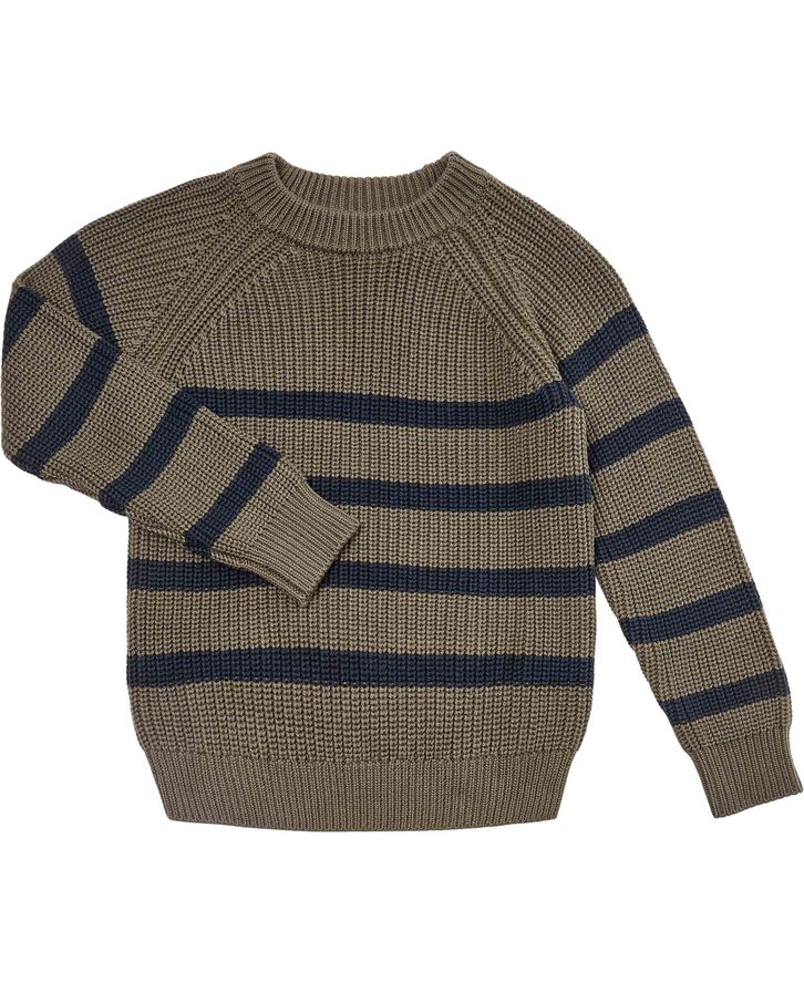Magasin du Nord Collection Taylor pullover - Organic Beetle / navy blazer stripe