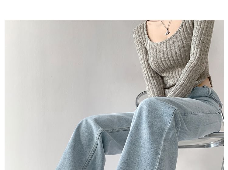 Shira - Losse jeans met wijde pijpen