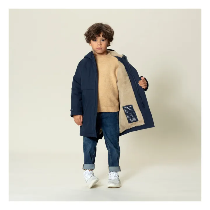 Gosoaky Parka Fourrée Desert Fox | Bleu nuit