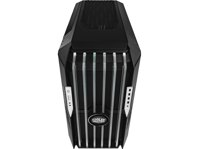 Cooler Master PC-Gehäuse HAF 700 EVO Schwarz Vielseitig einsetzbarer Big-Tower mit Sichtfenster