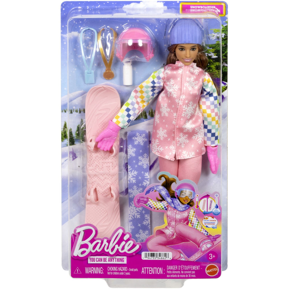 Køb Barbie® Career Deluxe Snowboarder