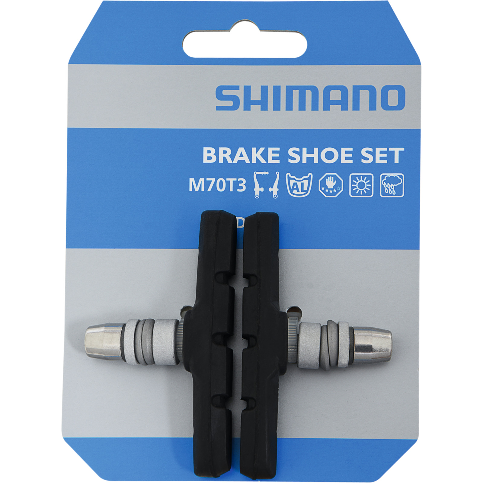Shimano Bremsschuhe M70T3 für V-Brake