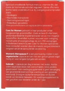 Care for Women Menopauze F Capsules 30VCP
