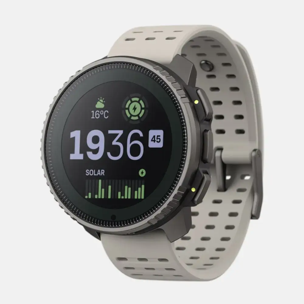 Suunto Vertical Titanium Solar GPS Sporthorloge Beige