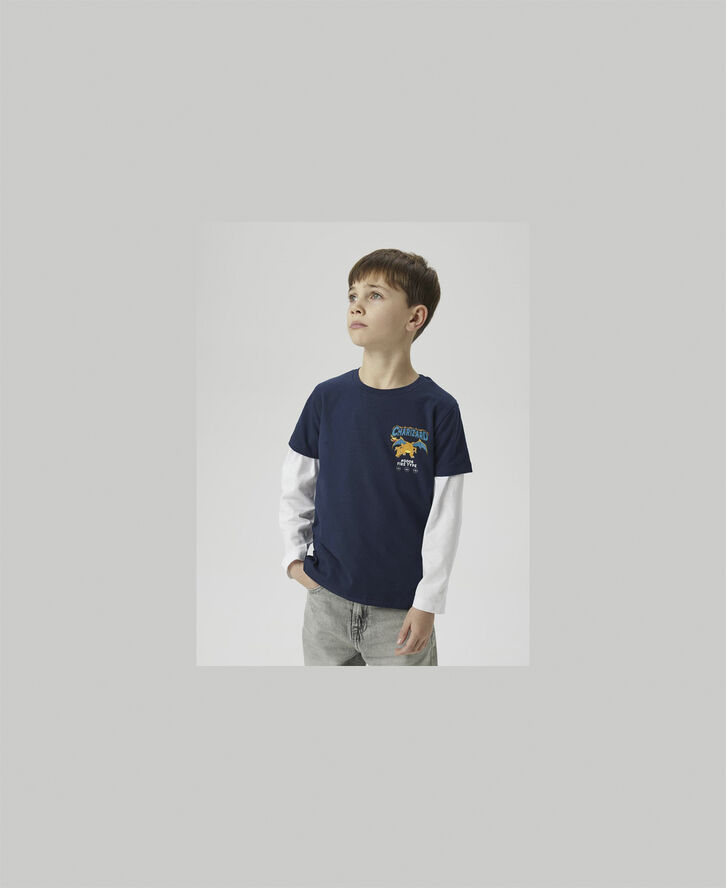 Name It NKMJATIN POKEMON NREG S TOP BOX SKY Navy blazer