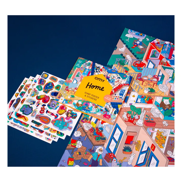 Omy Poster & stickers - Home