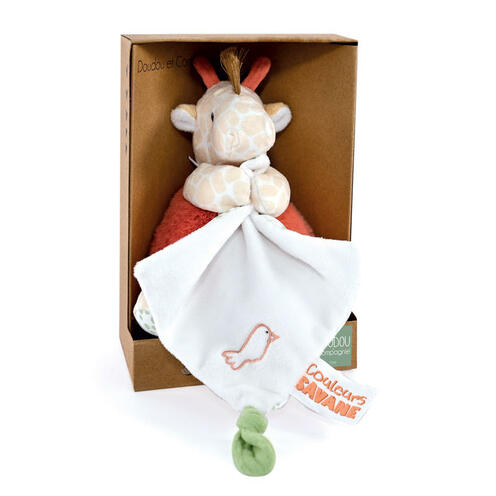 Doudou Girafe Beige - DOUDOU ET COMPAGNIE