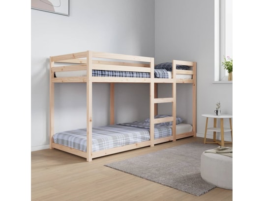 VIDAXL - Lit superposé 75x190 cm bois de pin massif