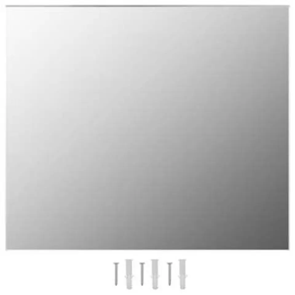 vidaXL - Spiegel - Zilver - Glas - 70 x 50 cm