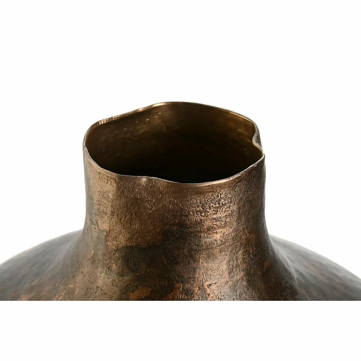DKD Home Decor Vase - Bronze Doré, Aluminium, Finition vieillie · Reconditionné