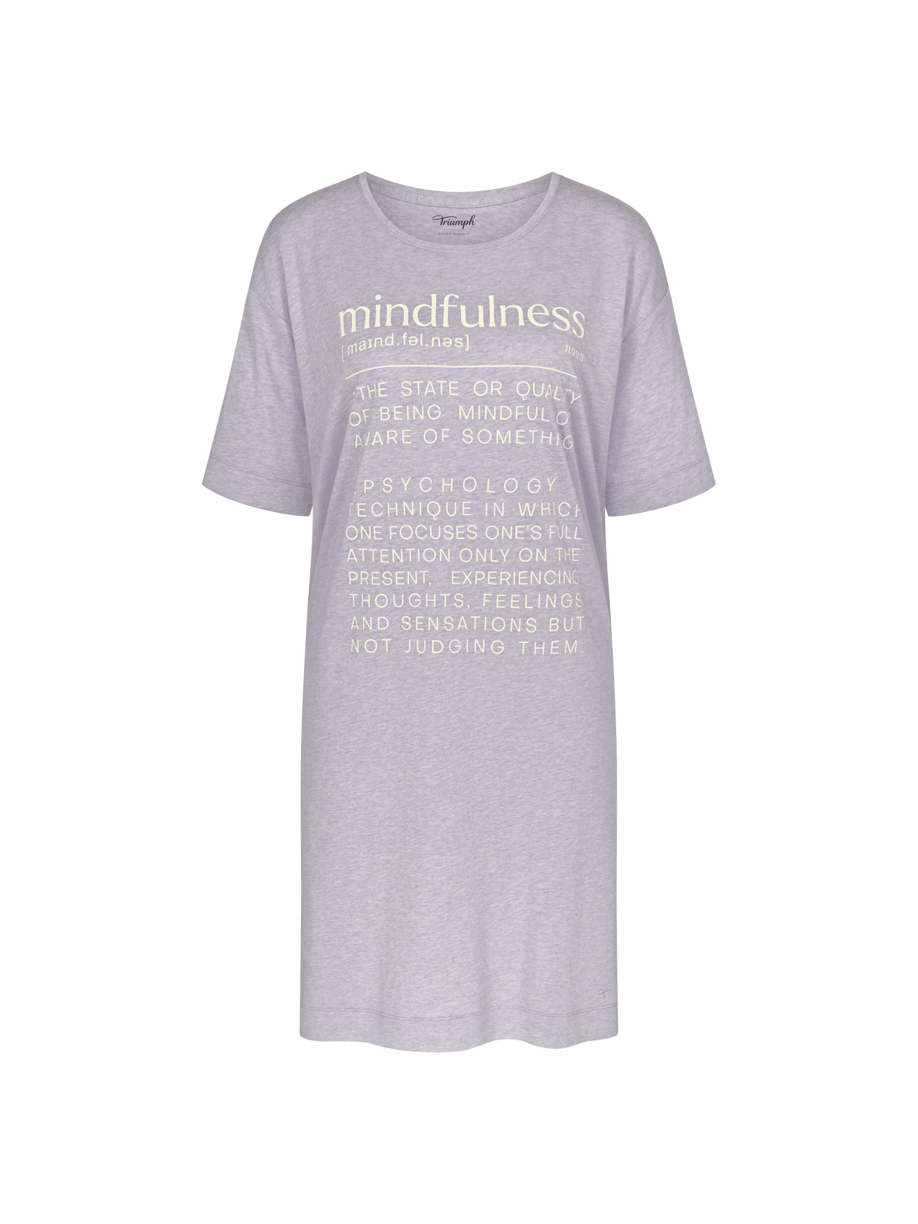 Chemise de nuit manches courtes