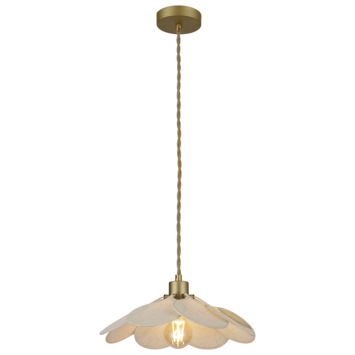 KARWEI hanglamp Linde XS beige Ø33cm
