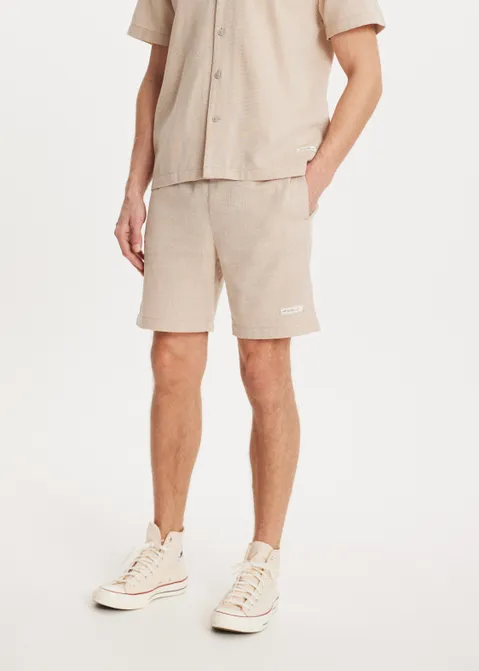 Korte broek two tone zand (ZAND)