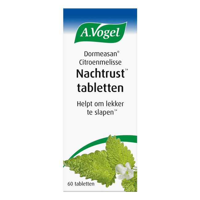 A.Vogel Dormeasan Citroenmelisse Nachtrust1* Tabletten 60 stuks