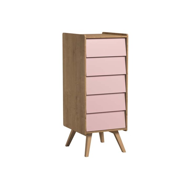 Chiffonnier Vox Vintage Bois/Rose - VOX