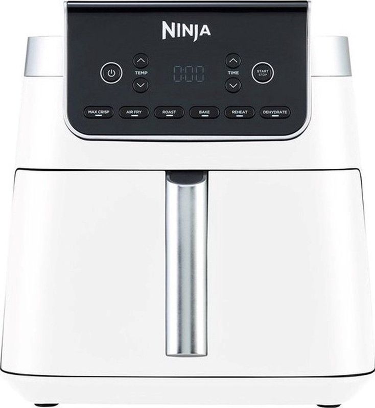Ninja Airfryer Max Pro liter 6 Kookprogramma' in Hoogte Verstelbare Plaat 2024 Model AF1WH Wit