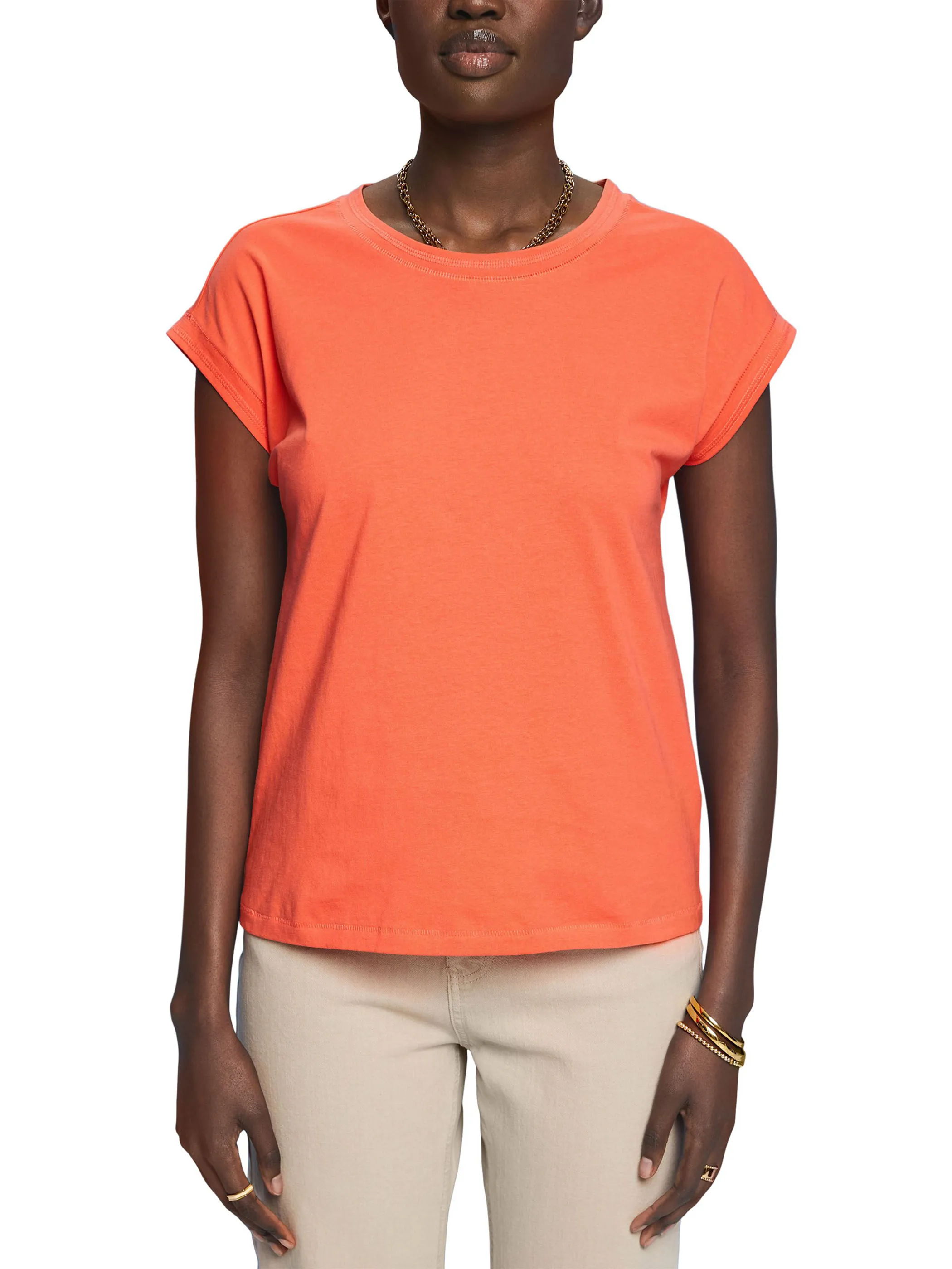 Damen Shirt unifarben
