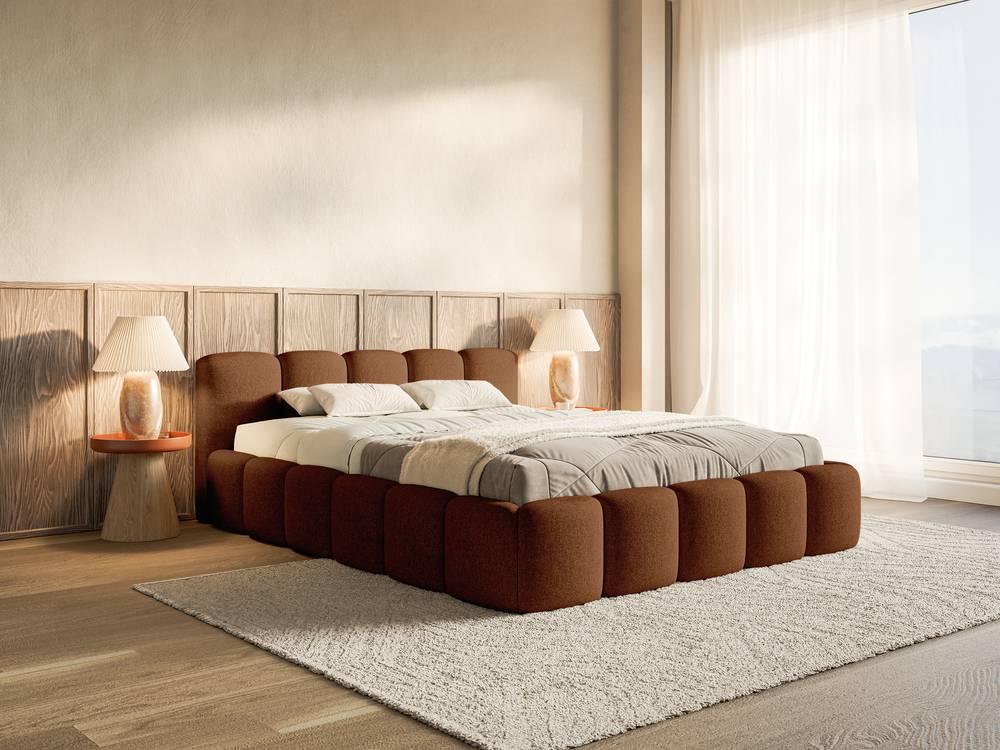 NADUVI Collection Bedframe Chloe laag 160 x 200 cm chenille