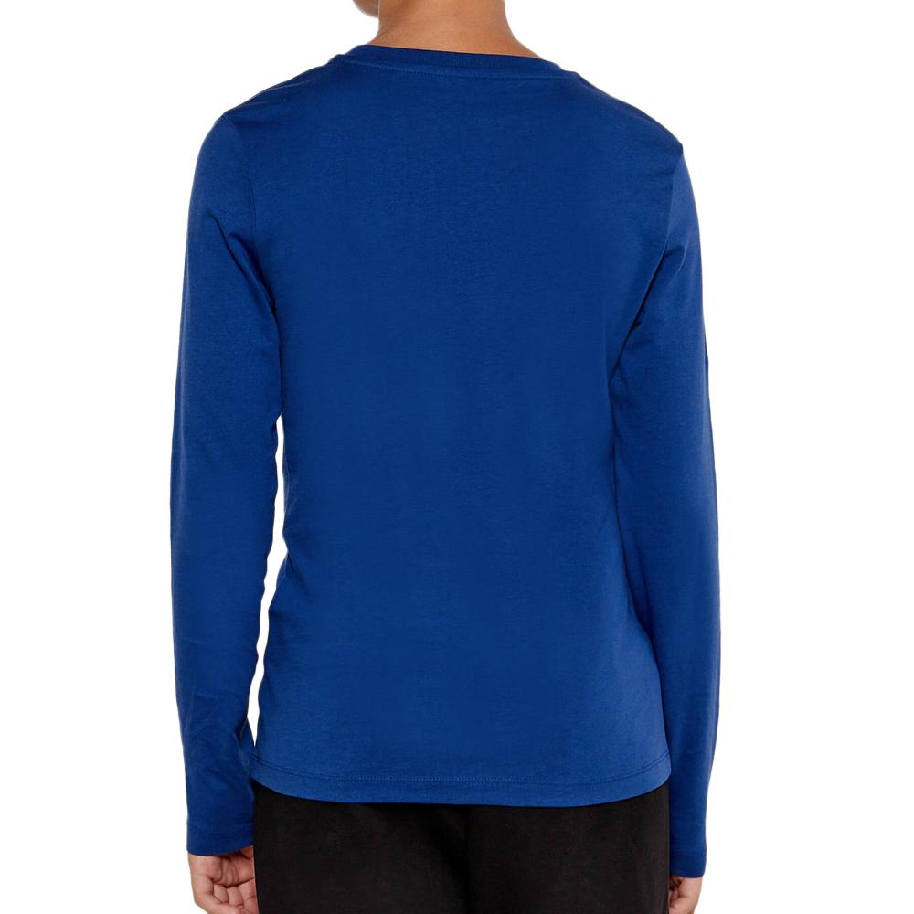 Calvin Klein Jeans T-shirt Manches Longues Bleu Garçon Calvin Klein Jeans Badge