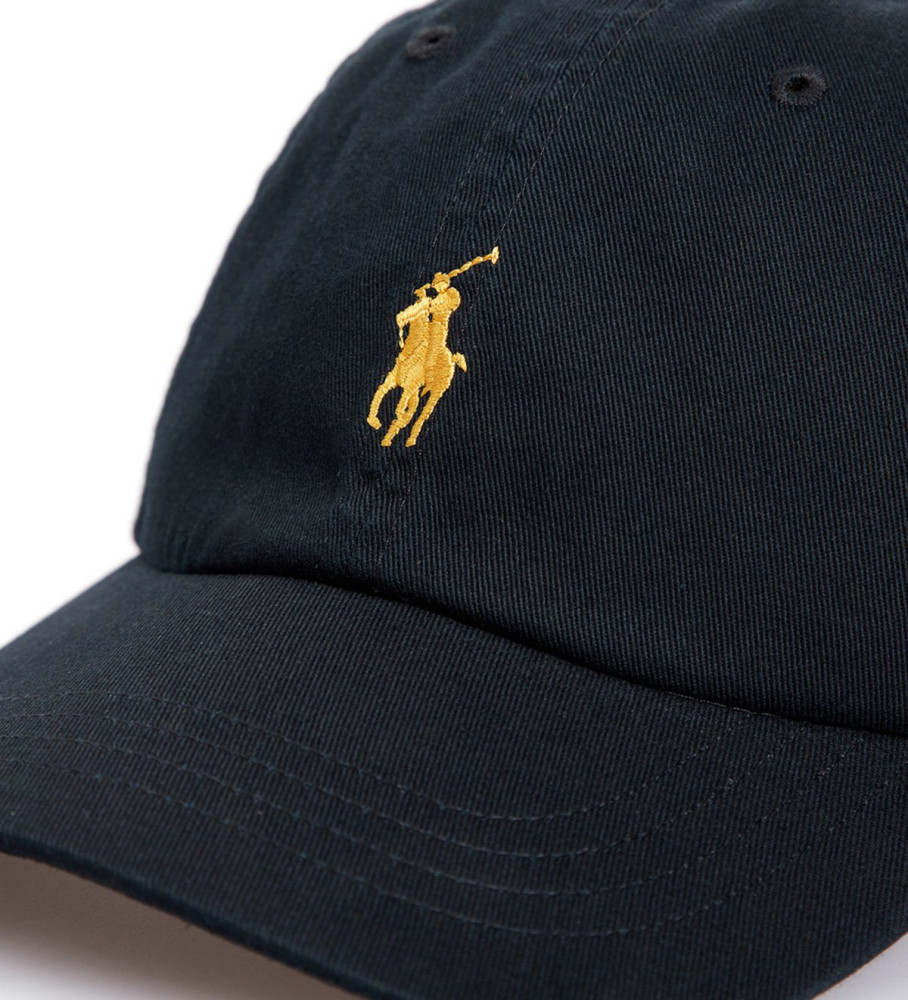 Boné esportivo clássico Ralph Lauren preto