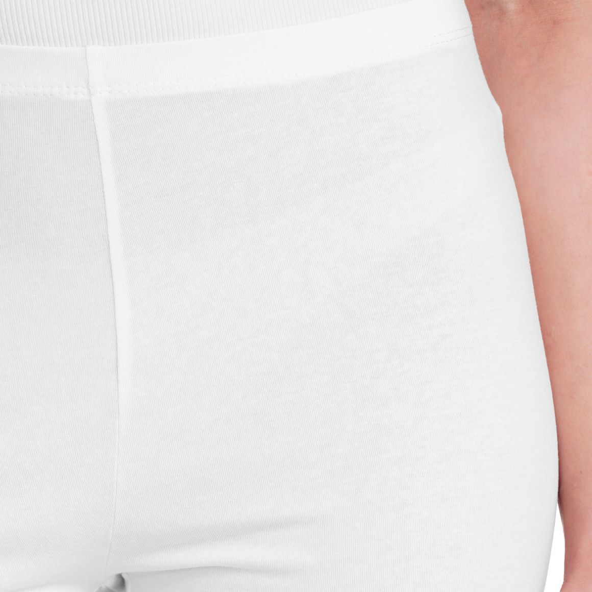 Famy 2 Damen 3/4-Leggings unifarben dunkelblau / weiss