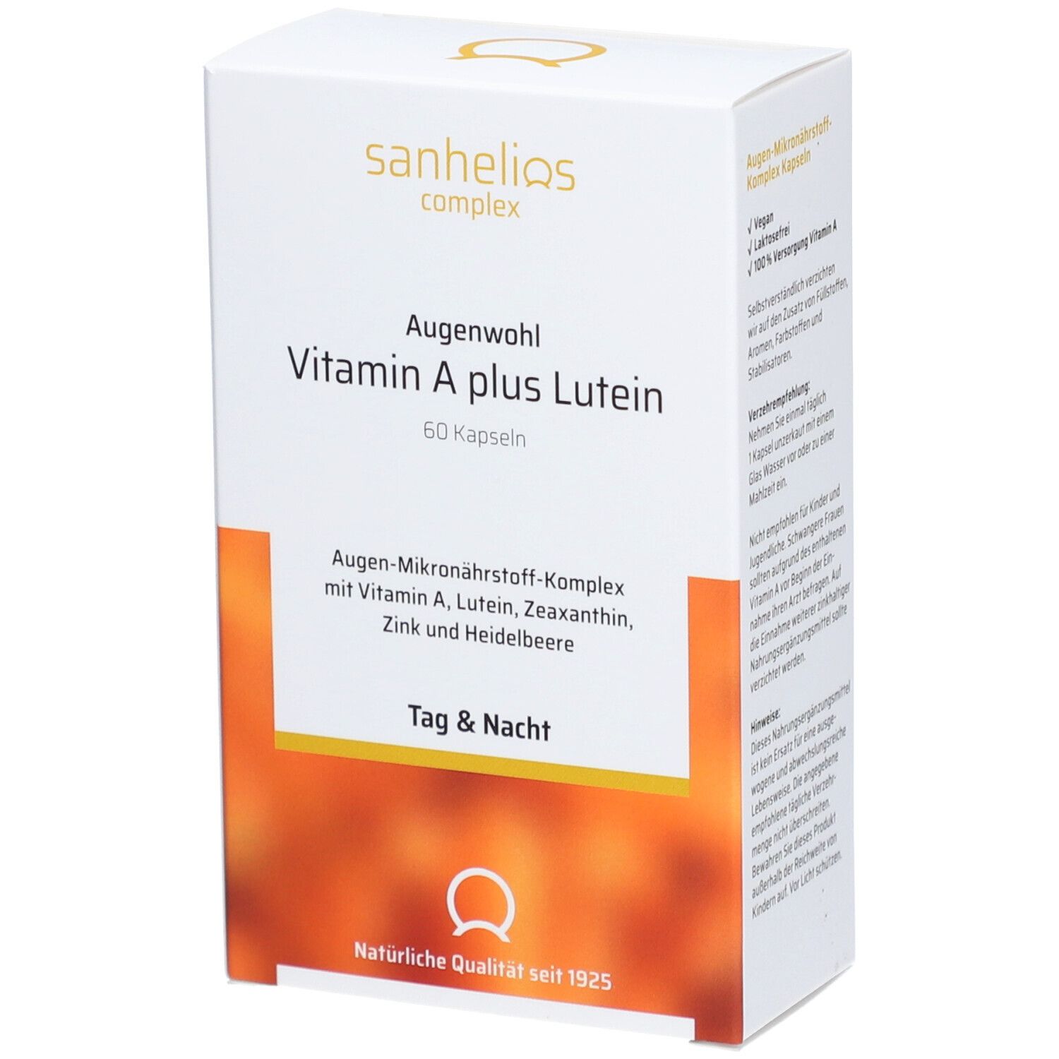 Sanhelios Augenwohl Vitamin A plus Lutein