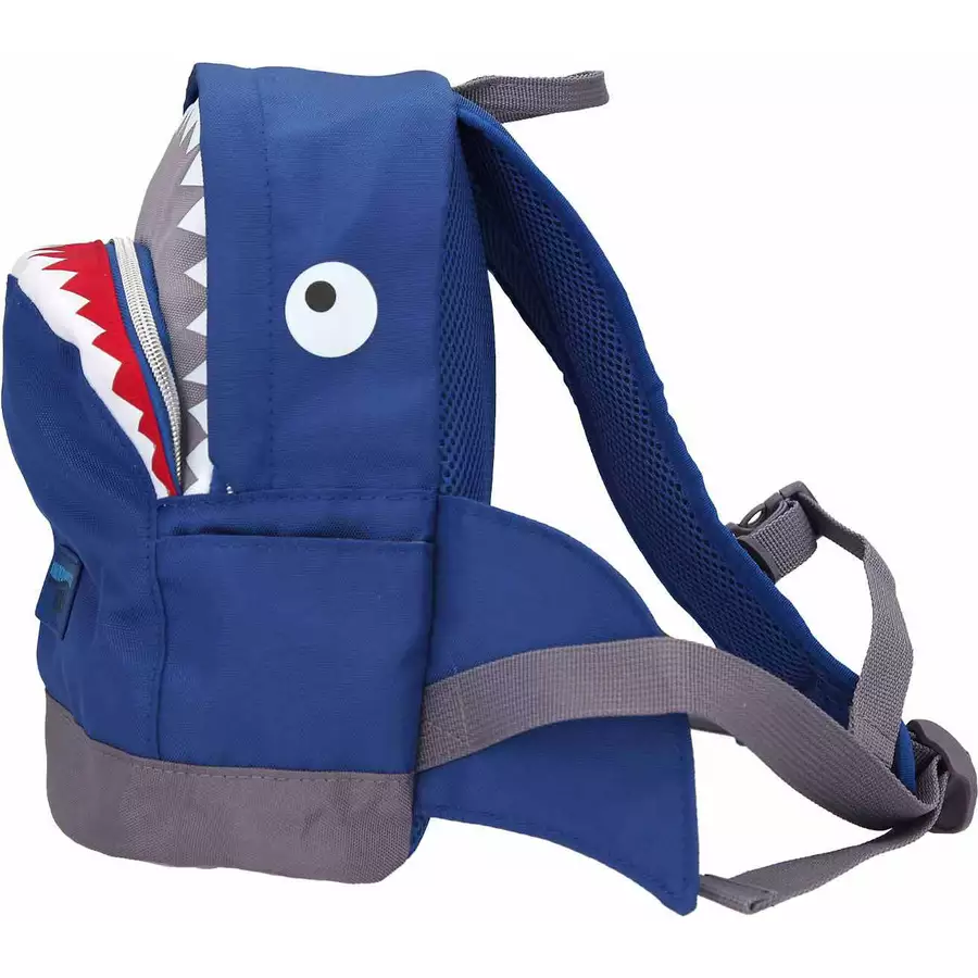 Depesche Rucksack Hai Underwater Dino World 27 x 22 cm dunkelblau