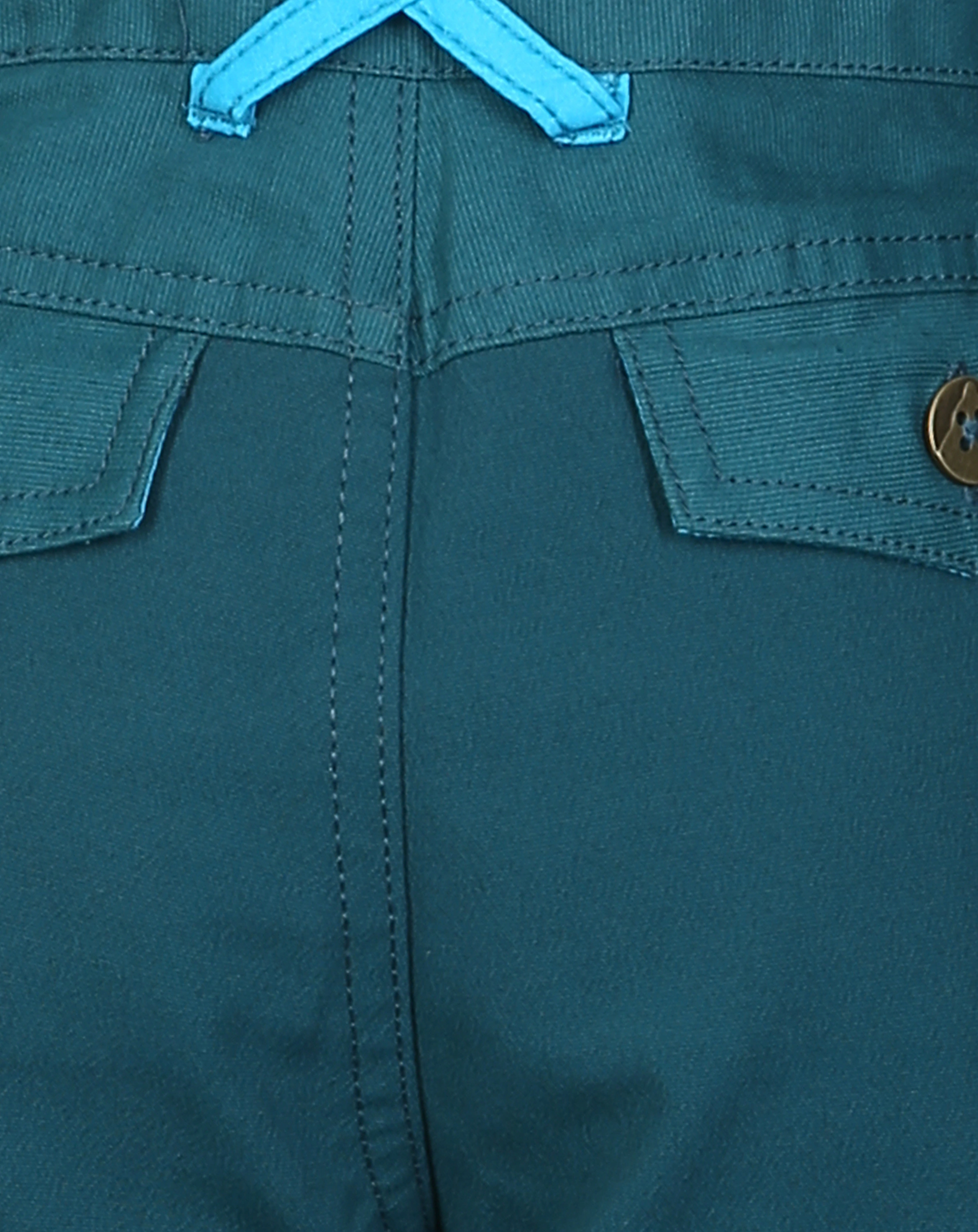 Outdoorhose KALLE CANVAS mit Knieverstärkung in deep teal