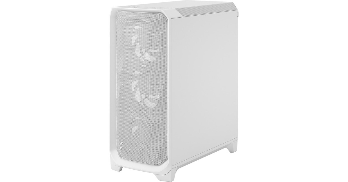 Fractal DesignMeshify 3 midi tower behuizing  (Wit | 2x USB-A | 1x USB-C | Tempered Glass)