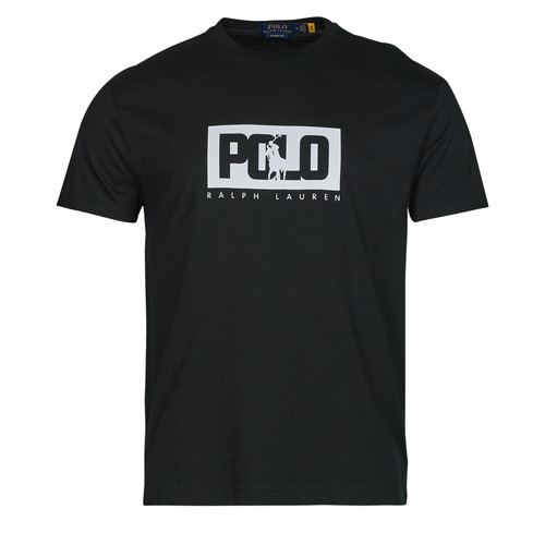 Polo Ralph Lauren - T-SHIRT AJUSTE EN COTON LOGO POLO RALPH LAUREN Negro