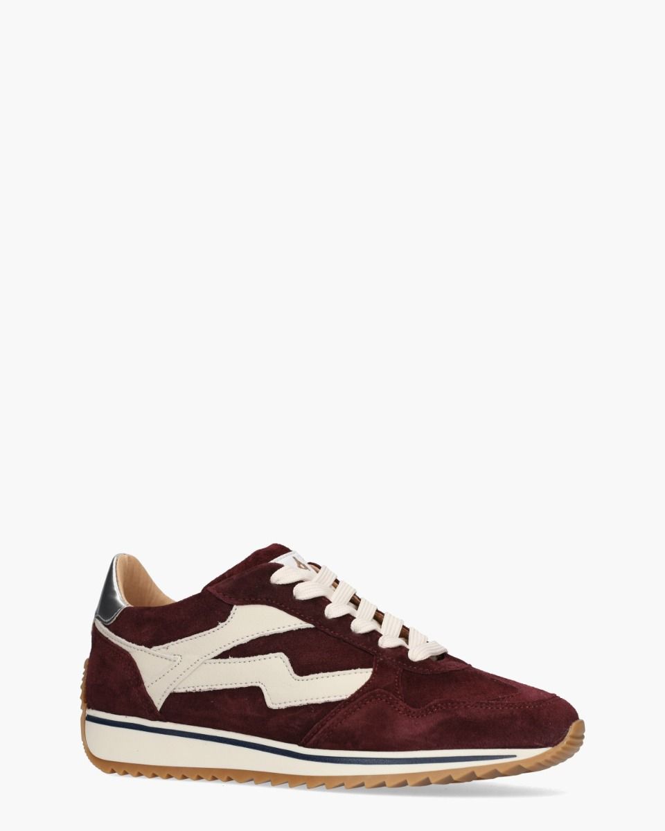 Via Vai Mikki Alex Bordeauxrood Damessneakers