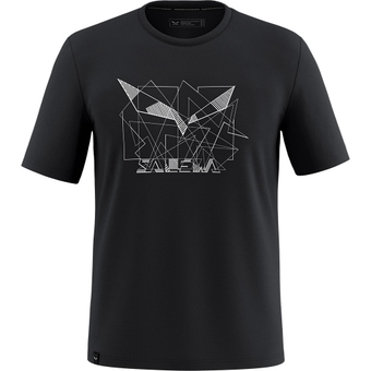 Salewa Eagle Geometric T-Shirt Black Out Herren