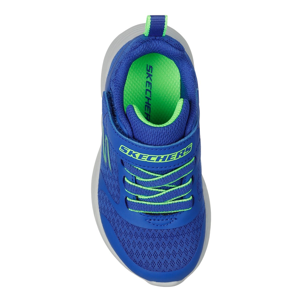 2X les points-Dynalite-ib-Baskets - Talon plat - Bleu