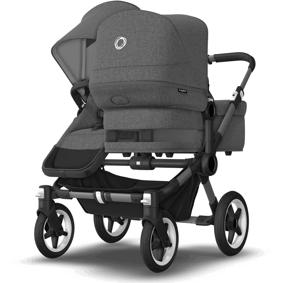 bugaboo Geschwisterwagen Donkey 5 Duo Complete GraphiteGrey Melange