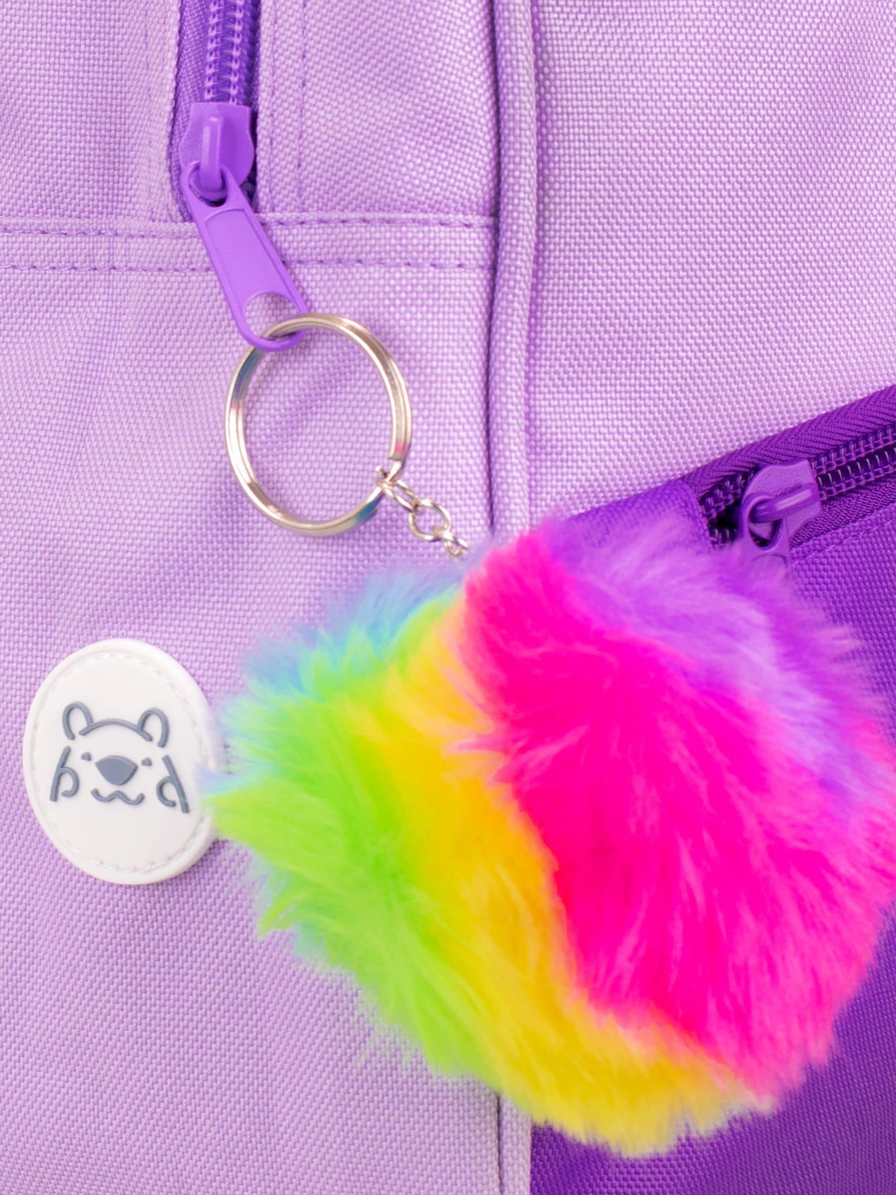 Harry Bear Unicorn Backpack with Pom Pom Keyring