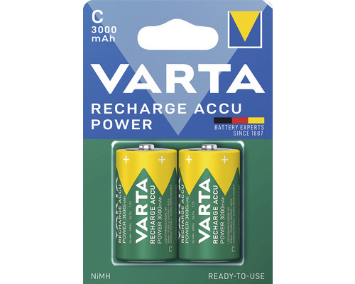 Varta C Baby oplaadbare batterij, 2 stuks