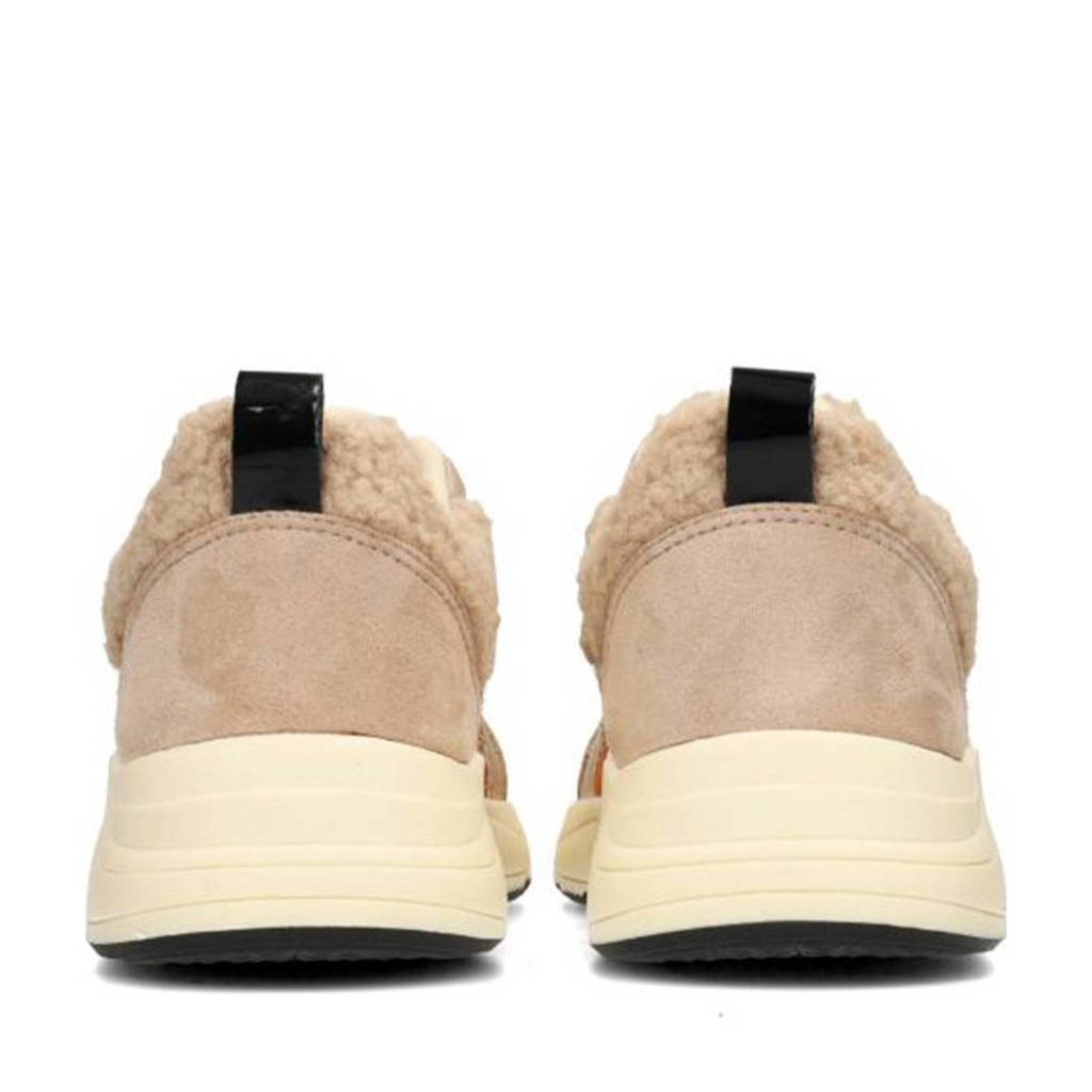 POSH by Poelman chunky sneakers beige/oranje