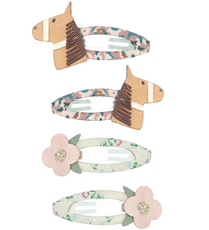 Mimi & Lula Haarspange - 4er-Pack - 5 cm - Horse & Flower Homest