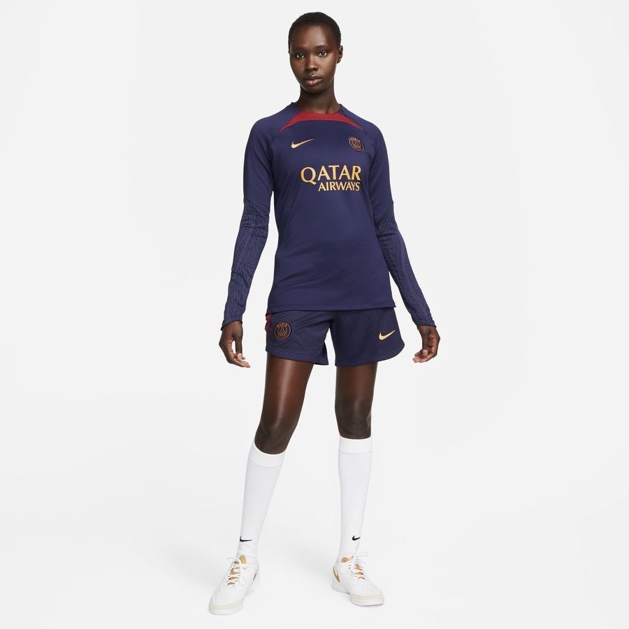 Paris Saint-Germain Short d'Entraînement Dri-FIT Strike - Bleu/Bordeaux/Gold Suede Femme