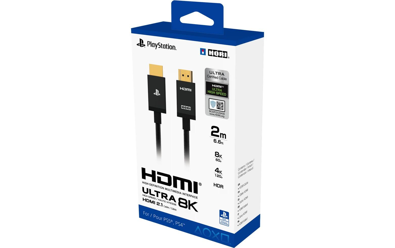 Kabel SPF-014U HDMI - HDMI, 2 mÄusserst langlebiges, geflochtenes HDMI-kabel