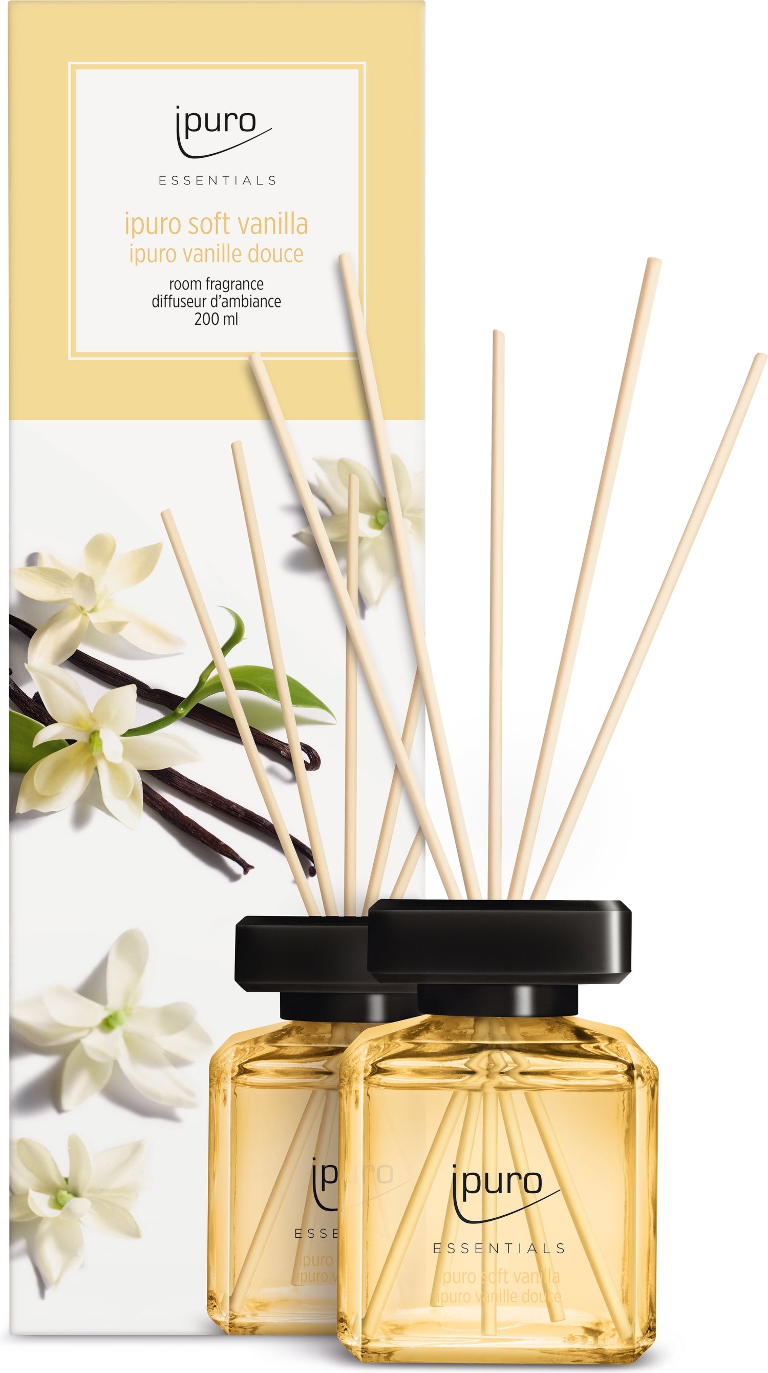 Ipuro geurstokjes Essentials Soft Vanilla 200 ml