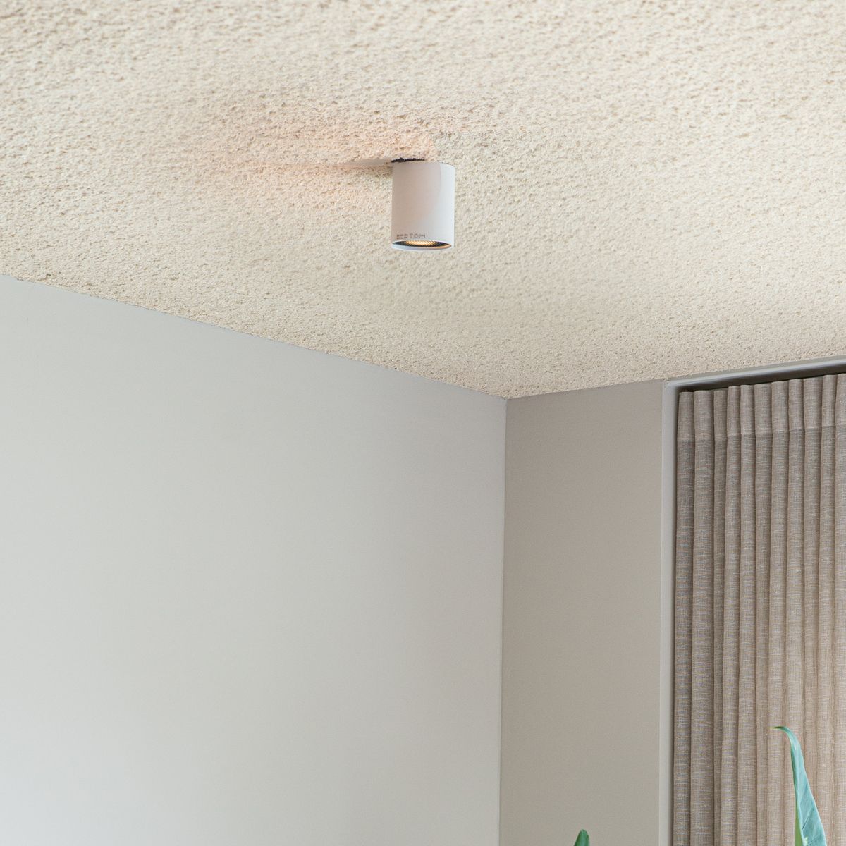 Design opbouwspot wit GU10 50mm - Tubo Honey