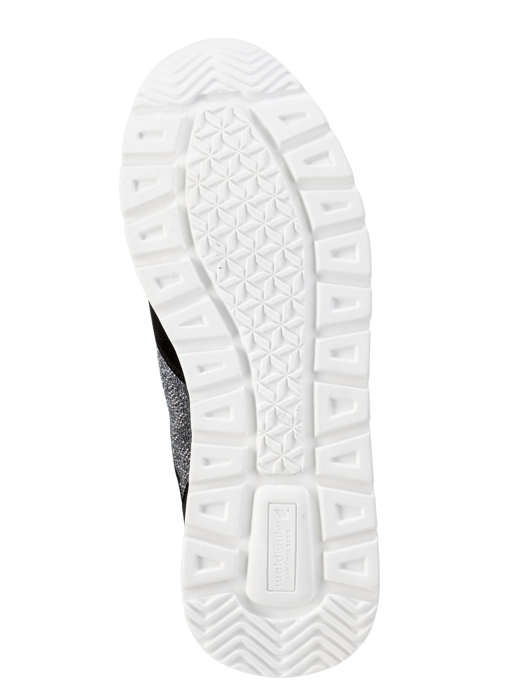 Waldläufer Sneaker mit farbverlaufenden, funkelnden Glitzersteinchen