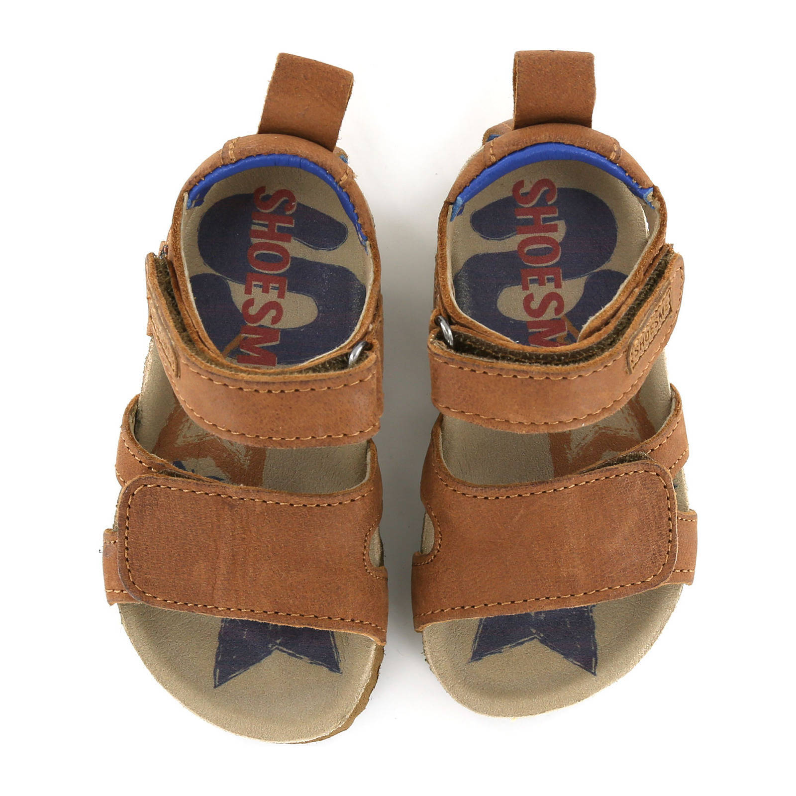Shoesme BI21S096-A  leren sandalen cognac