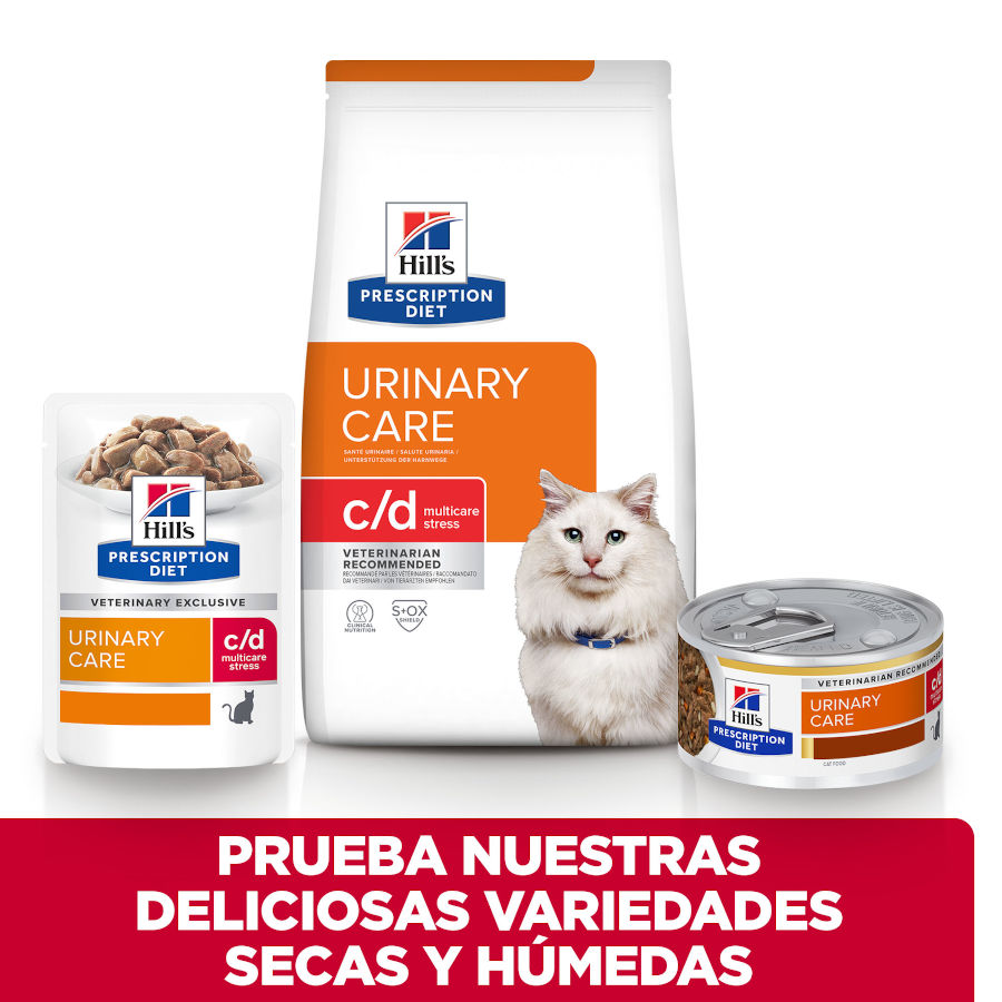 Hill's Prescription Diet c/d Urinary Care Stress Ensopado de Atum em Lata para Gatos
