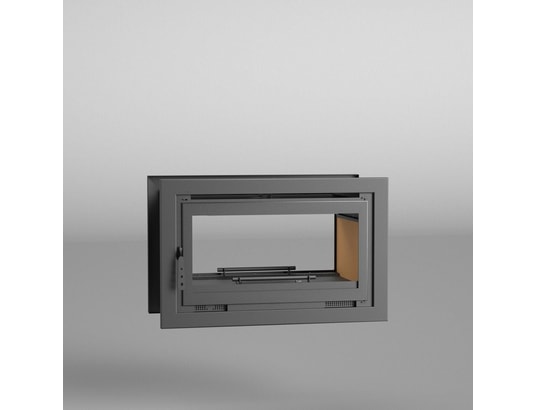 FM BIOMASA - Accessoires cheminée FM Insert de cheminée double face IT-102 14,5kW à chaleur ve...